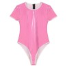 Lesklé body - růžové, L
