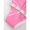 Lesklé body - růžové, L