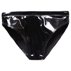Lesklé kalhotky - černé,...