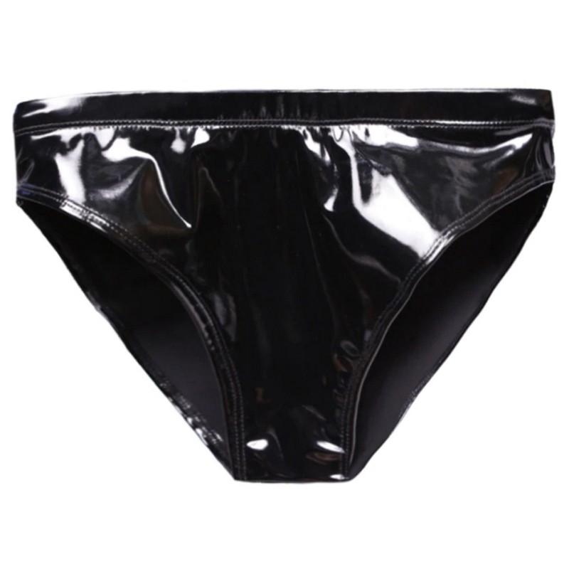 Lesklé kalhotky - černé, 71-74 pas, L