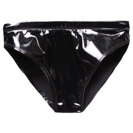 Lesklé kalhotky - černé, 71-74 pas, L