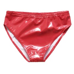 Lesklé kalhotky - červené,...