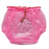 PVC uzamykací kalhotky - M, Růžové