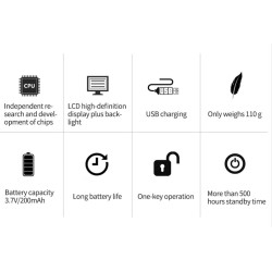 Časový zámek - černý