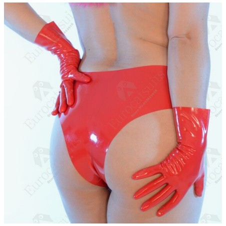 Latexové rukavice - S, červené