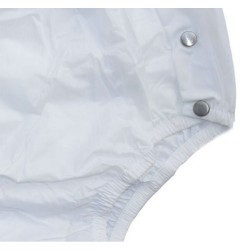 PVC kalhotky - XL, bílé s cvoky