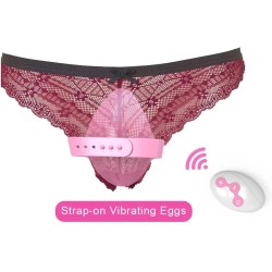 vibrátor do kalhotek - červený