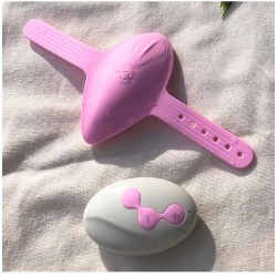 vibrátor do kalhotek - červený