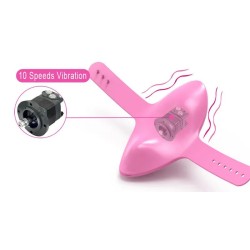 vibrátor do kalhotek - červený