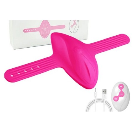 vibrátor do kalhotek - červený