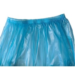 PVC kalhotky - 3XL, modré průhledné