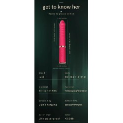 Teleskopický vibrátor  - růžový