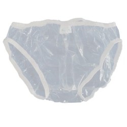PVC kalhotky - XXL, transparentní