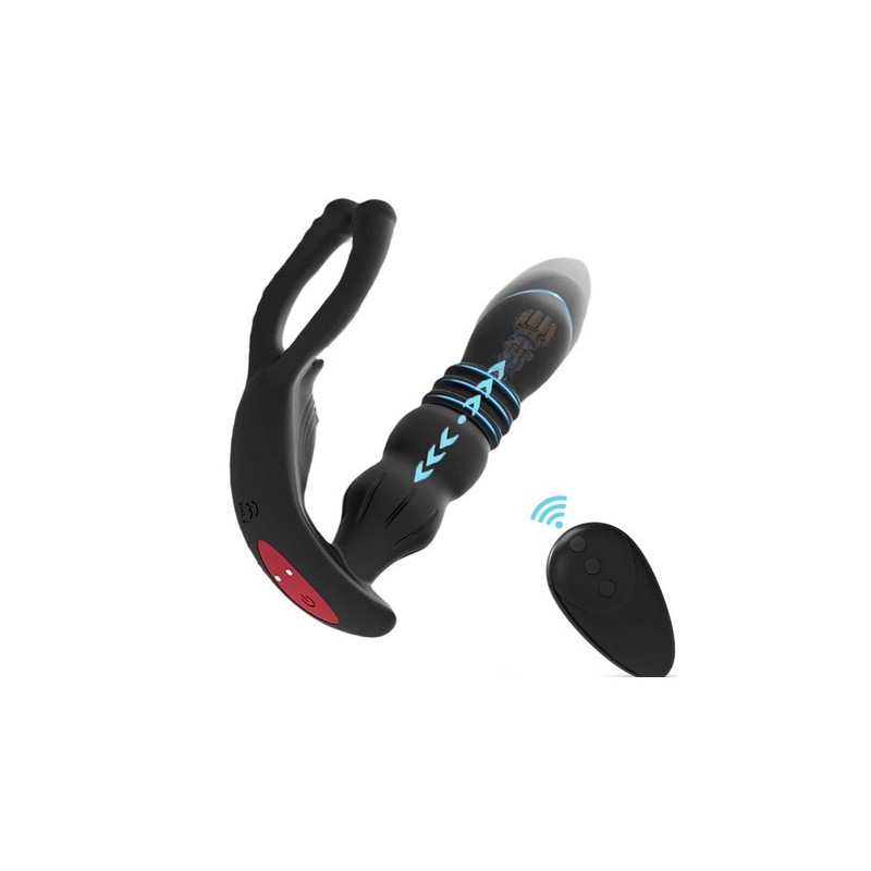 Teleskopický vibrátor - černý, B