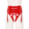 Spodní prádlo s otevřeným rozkrokem - červené, XL