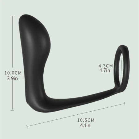 Anální kolík s kroužkem na penis
