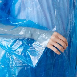 plaštěnka a kalhoty - modrá