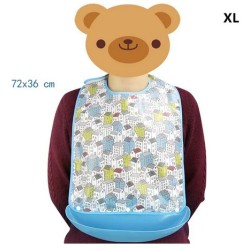 Bryndák s miskou - modrý, XL