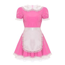 Kostým služka - růžový, 5XL