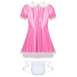 Kostým služka - růžový, 3XL