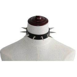 obojek s hroty - černý