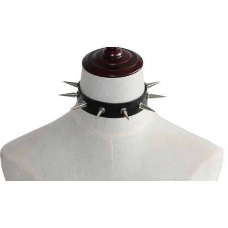 obojek s hroty - černý