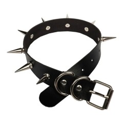 obojek s hroty - černý