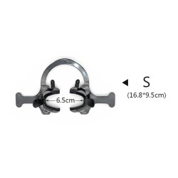 zubařský rozevírač úst - černý, S