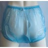 PVC kalhotky - XL, modré průhledné