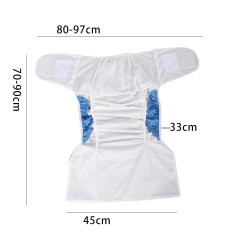 Plenkové kalhotky - oranžové + plena, A