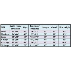 PVC kalhotky - XXL, bílé