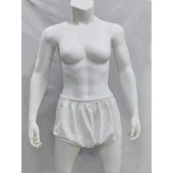 PVC kalhotky - XXL, bílé