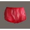PVC kalhotky - XL, červené průhledné