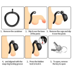 Cock cage - růžový