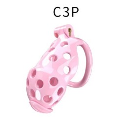 Cock cage - růžový, C 3 P
