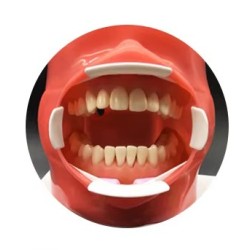 zubařský rozevírač úst - bílo růžový