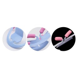 zubařský rozevírač úst - bílo růžový