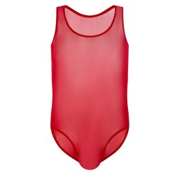 pánské body - červené, XL