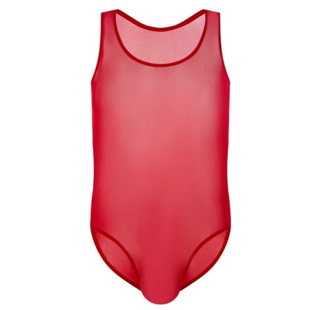 pánské body - červené, XL