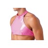 pánský crop top - růžový, XL