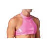 pánský crop top - růžový, 4XL