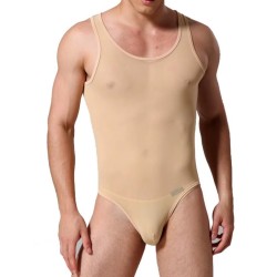 pánské body - béžové, XL