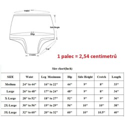 PVC kalhotky - XXL, transparentní s cvoky