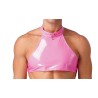 pánský crop top - růžový, XXL
