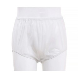 PVC kalhotky - XL, bílé transparentní