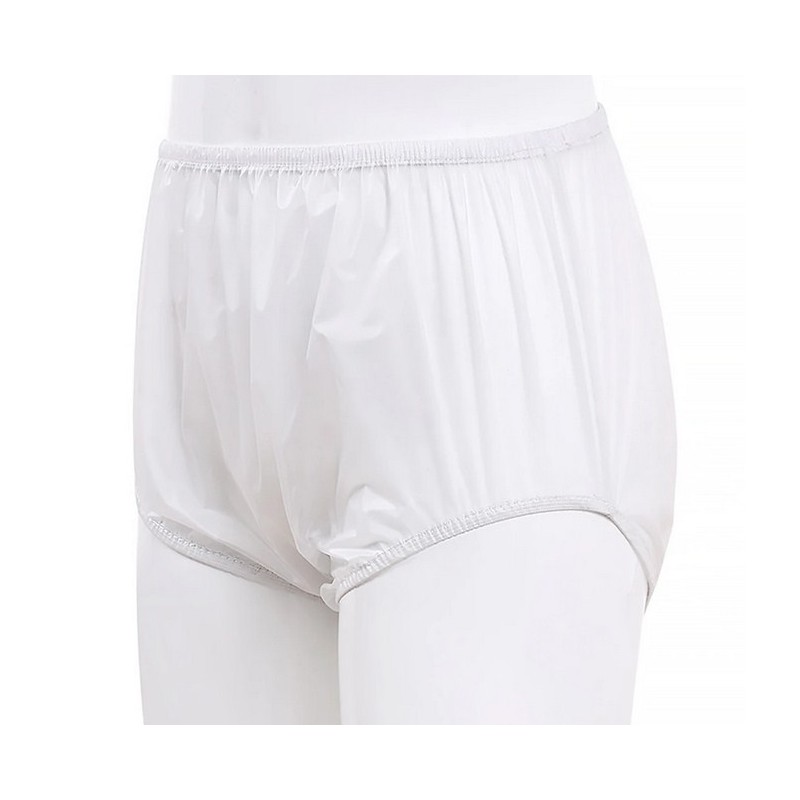 PVC kalhotky - XL, bílé transparentní