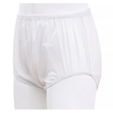 PVC kalhotky - XL, bílé transparentní