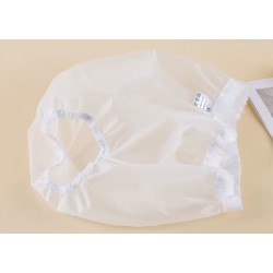 PVC kalhotky - L, bílé transparentní