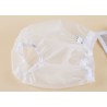 PVC kalhotky - L, bílé transparentní