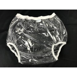 PVC kalhotky - 3XL, transparentní